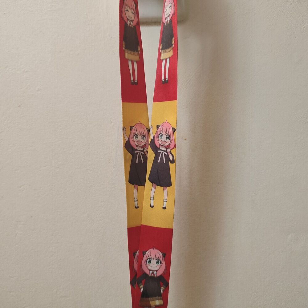 Spy X Family Anya Forger Cloth Lanyard With Clasp Official Anime Collectible